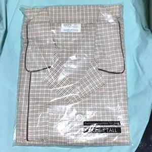 New Vintage BVD men’s pajamas big and tall 6’ and over chest 60-62snap bottoms